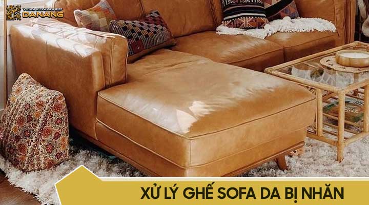Cách xử lý ghế sofa da bị nhăn?