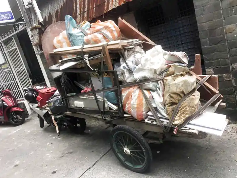 Dịch Vụ Xe Ba Gác Chở Hàng Đà Nẵng 1 Xe Ba Gác Chở Hàng Tại Đà Nẵng